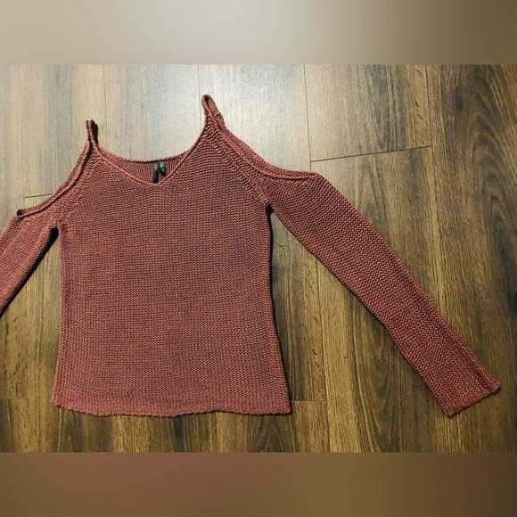 Tilly’s Razzle Dazzle Mauve Knit Sweater XS - Picture 2 of 9
